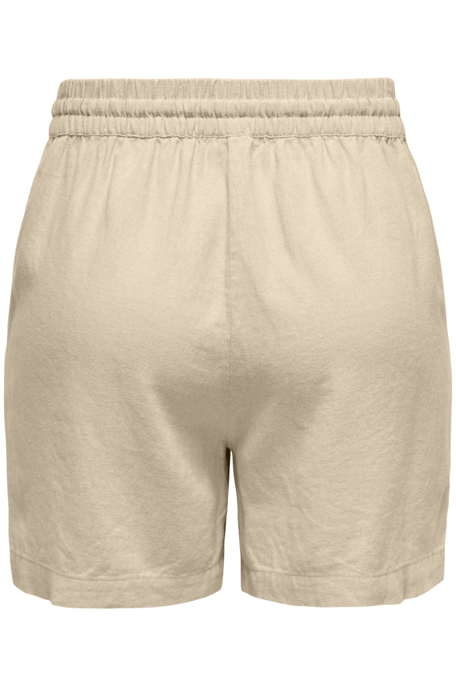 JDYSAY HW LINEN STRING SHORTS WVN N 15321518 OATMEAL/MELANGE